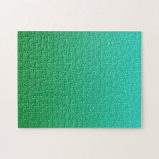 Türkis Green Ombre Puzzle (Horizontal)