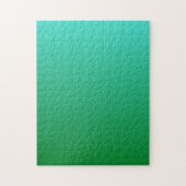 Türkis Green Ombre Puzzle (Vertikal)