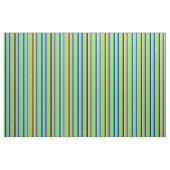 Türkis, Grün, Braun, Blau und Hellrosa Stoff (Fat Quarter (45,7 x 55,9 cm))