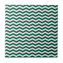 Türkis-Grün-Chevron-Zickzack-Streifenmuster