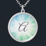 *~* Türkis & Grün-Licht-FunkenMonogramm Versilberte Kette<br><div class="desc">JEWELRY MIT VORSICHT (R) - Energetisch Enhanced Juwelier. Seit 2001 habe ich als beruflicher spiritueller Energiehelfer den Power der Heilabsicht gelernt, entwickelt und genutzt. Alle meine JEWELRY MIT ABSICHT (R) tragen die heilende Energie der positiven Manifestation. Dieser JEWELRY ist bereit, Ihre persönliche Absicht zu empfangen. Wenn diese mächtige kleine Schönheit...</div>