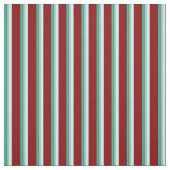 Türkis, Grün, Light Sky Blue, Beige & Maroon Stoff (Muster)