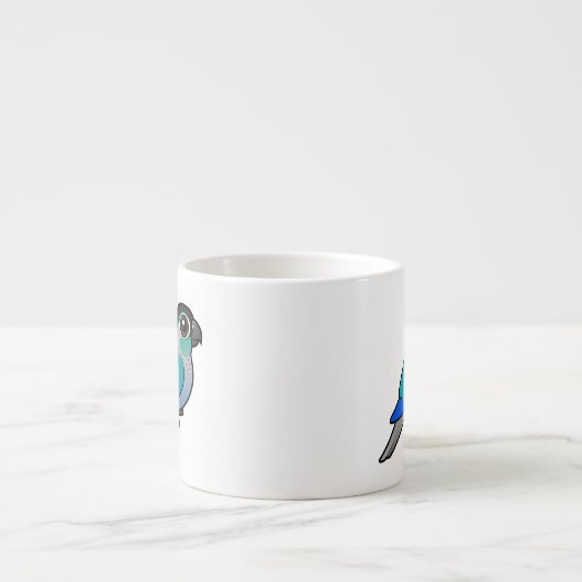 Türkis Grünes-cheeked Conure Espressotasse (Vorderseite)