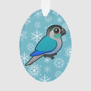 Türkis Grünes-cheeked Conure Ornament