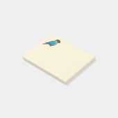 Türkis Grünes-cheeked Conure Post-it Klebezettel (angewinkelt)