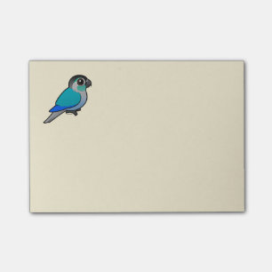 Türkis Grünes-cheeked Conure Post-it Klebezettel