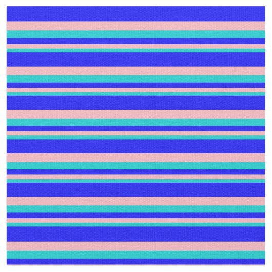Türkis, hellrosa und blau stoff (Nahaufnahme)