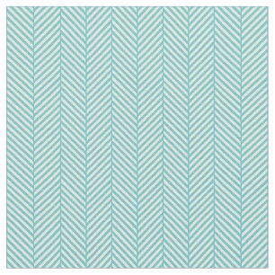 Türkis Herringbone Stoff