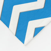 Türkis-Herz-Softball-Decke IHRE FARBE, TEXT Fleecedecke (Ecke)