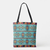 Türkis Horizont Tasche (Rückseite)