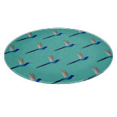 Türkis Hummingbirds Cutting Board Schneidebrett (Ecke)