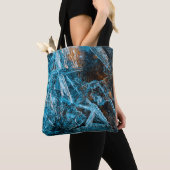 Türkis Ice Abstrakte Kunst Tasche (Von Nahem)