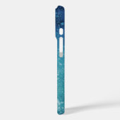 Türkis Ice Abstraktes Foto Case-Mate iPhone Hülle (Rückseite / Links)