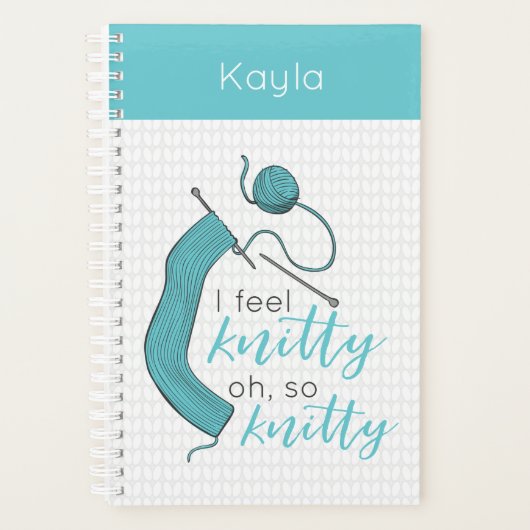 Türkis, ich fühle mich knett, Oh, so knett Planer (Vorderseite)