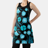 Türkis in Blüte Schürze (InSitu)