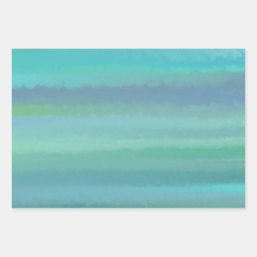 Türkis ist mein Lieblings-Farbenbeißpapier Geschenkpapier Set (Vorderseite 3)