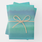 Türkis ist mein Lieblings-Farbenbeißpapier Geschenkpapier Set (Beispiel)