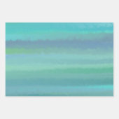 Türkis ist mein Lieblings-Farbenbeißpapier Geschenkpapier Set (Vorderseite)