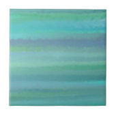 Türkis ist meine Lieblingsfarbe Keramik Fliese (Vorderseite)