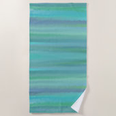 Türkis ist meine Lieblingsfarbe Strandtuch (Vorderseite)