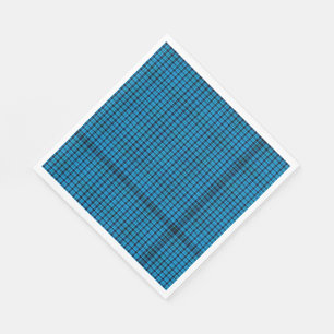 Türkis Kariert Napkins Serviette