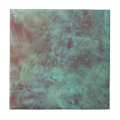 Türkis-Kupfer-strukturierter Schmutz Fliese (Vorderseite)