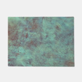Türkis-Kupfer-strukturierter Schmutz Fußmatte (Vorderseite)
