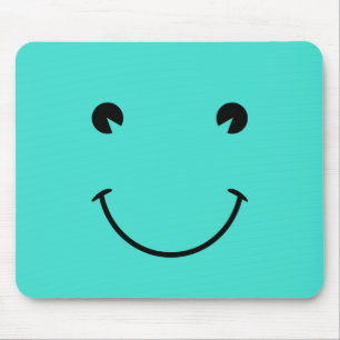 Türkis Lächeln Mousepad