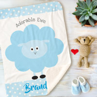 Türkis Lamb Baby Boy Adorable Ewe Script Name