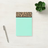 Türkis-Lehrer Leopard Post IT-Notes Geschenk Post-it Klebezettel (Büro)