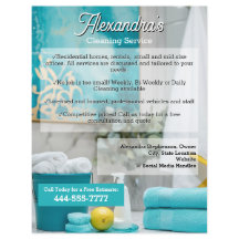 Türkis Lemon Clearing Service Template Business