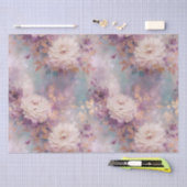 Türkis Lila Seidenpapier (Handwerk)