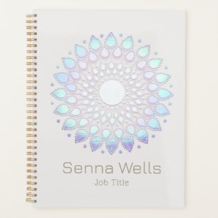 Türkis Lotus Blume Mandala Planer