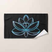 Türkis Lotus Handtuch (Handtuch)