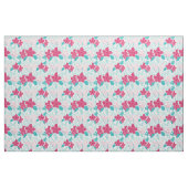 Türkis & Magenta Blumenmuster Stoff (Fat Quarter (45,7 x 55,9 cm))