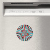 Türkis-magnet und Rot-Spiral-Rays Magnet (In Situ (Geschirrspüler))