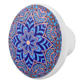 Türkis-Mandala Keramikknauf (Rechts)