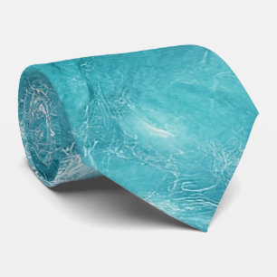 Türkis Marble Abstrakt Neck Tie Krawatte
