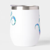 Türkis marmoriertes Om (Rechts)