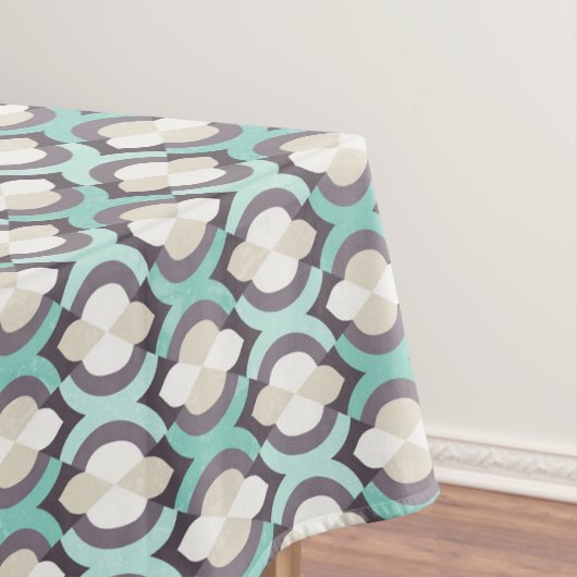 Türkis-Marokkaner-Muster Tischdecke (Beispiel)