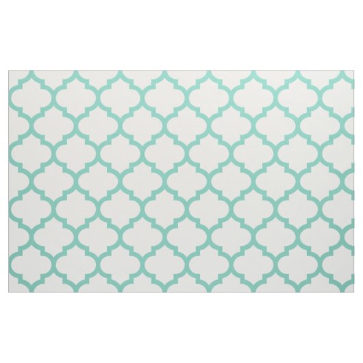 Türkis-marokkanisches Gitter-Muster-Gewebe Stoff (Fat Quarter (45,7 x 55,9 cm))