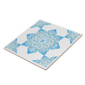 Türkis Medallion Keramik Tile Fliese (Seite)