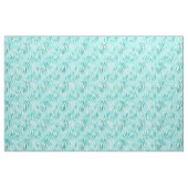 Türkis Metallic Zebra Print Stoff (Yard (91,4 cm))