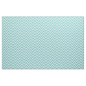 Türkis Moderne Zickzack Streifen Stoff (Fat Quarter (45,7 x 55,9 cm))
