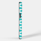 Türkis Modernes Oval in Emporiomoffa Case-Mate iPhone Hülle (Rückseite / Rechts)