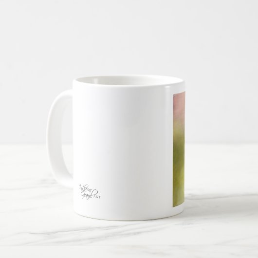 Türkis Morning Kingfisher Bird Kaffeetasse (Vorderseite Links)