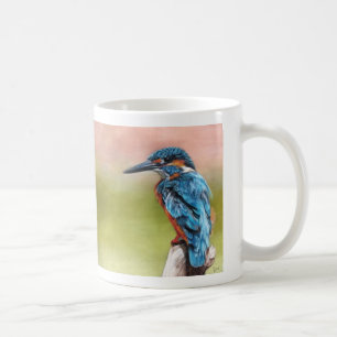 Türkis Morning Kingfisher Bird Kaffeetasse