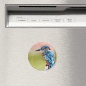 Türkis Morning Kingfisher Bird Magnet (In Situ (Geschirrspüler))