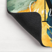 Türkis Mousepad (Ecke)