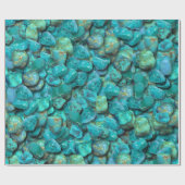 Türkis-Muster-Packpapier Geschenkpapier (Flach)